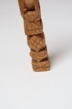 Vintage Folk Art Hand-Carved "Ball in Cage" Geometric Whimsy Sculpture - Image 16