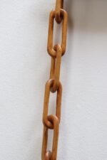 Vintage Folk Art Hand-Carved Dual Ball in Cage Whimsy Chain - Image 5