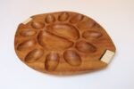 Vintage Taverneau and Rattan Deviled Egg Tray by Arthur Umanoff for Pantalcraft - Image 6