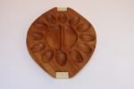 Vintage Taverneau and Rattan Deviled Egg Tray by Arthur Umanoff for Pantalcraft - Image 9