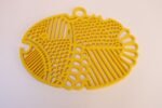 Danish Modern Dansk Gourmet Designs Yellow "Fish" Trivet / Wall Plaque - Image 2