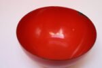 Set of Five Finnish Modern Red Enamel Nesting Bowls by Kaj Franck for Finel - Image 14