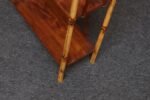 Antique Aesthestic Movement Bamboo Three Tier Shelf Etagere Bookcase - Image 23