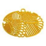 Danish Modern Dansk Gourmet Designs Yellow "Fish" Trivet / Wall Plaque