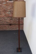 Vintage Slate and Teakwood Studio Craft Floor Lamp by Harspwell House - Image 45