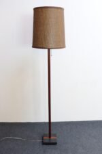 Vintage Slate and Teakwood Studio Craft Floor Lamp by Harspwell House - Image 42