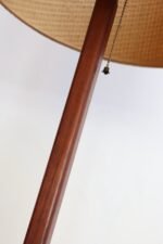 Vintage Slate and Teakwood Studio Craft Floor Lamp by Harspwell House - Image 39