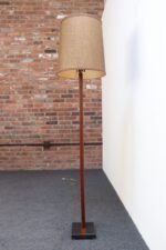 Vintage Slate and Teakwood Studio Craft Floor Lamp by Harspwell House - Image 33