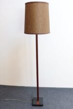 Vintage Slate and Teakwood Studio Craft Floor Lamp by Harspwell House - Image 24