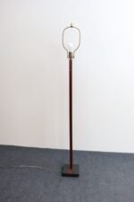 Vintage Slate and Teakwood Studio Craft Floor Lamp by Harspwell House - Image 23
