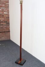Vintage Slate and Teakwood Studio Craft Floor Lamp by Harspwell House - Image 14