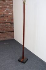 Vintage Slate and Teakwood Studio Craft Floor Lamp by Harspwell House - Image 13