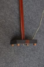 Vintage Slate and Teakwood Studio Craft Floor Lamp by Harspwell House - Image 7