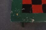 Early 20th Century Folk Art Hand-Painted Collapsible Game Table / Chess Board - Image 30