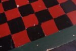 Early 20th Century Folk Art Hand-Painted Collapsible Game Table / Chess Board - Image 29
