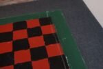 Early 20th Century Folk Art Hand-Painted Collapsible Game Table / Chess Board - Image 26