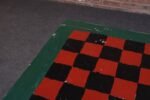 Early 20th Century Folk Art Hand-Painted Collapsible Game Table / Chess Board - Image 25