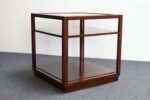 Edward Wormley for Dunbar Stained Mahogany Cube Three Tiered Side / End Table - Image 5
