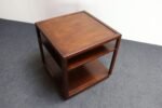 Edward Wormley for Dunbar Stained Mahogany Cube Three Tiered Side / End Table - Image 10