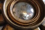 Vintage Giltwood Sunburst Soleil Convex Wall Mirror - Image 11