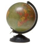 Vintage Petite Illuminated Glass Precision Globe by Replogle