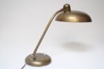 Patinated Brass Ministerial Table Lamp by Giovanni Michelucci for Lariolux Italy - Image 2