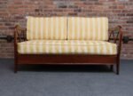 Vintage Italian Modern Walnut Divan Sofa Bed Attributed to Paolo Buffa - Image 4