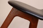 Single Danish Modern Sculptural Teak Barstool by Erik Buch for O.D. Møbler - Image 27