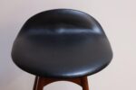 Single Danish Modern Sculptural Teak Barstool by Erik Buch for O.D. Møbler - Image 15