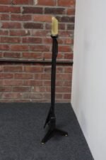 Mid-Century Modern Polished Brass and Iron Fireplace Tool Set by Donald Deskey - Image 8