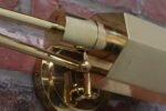 Vintage Polished Brass Swing Arm Wall Lamp with Swiveling Shade by Chapman - Image 29