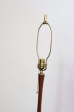 Vintage Scandinavian Sculptural Solid Teak and Brass Floor Lamp - Image 13