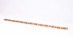 Vintage Folk Art Hand-Carved Bow Tie Whimsy Chain - Image 4
