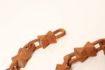 Vintage Folk Art Hand-Carved Bow Tie Whimsy Chain - Image 11
