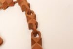 Vintage Folk Art Hand-Carved Bow Tie Whimsy Chain - Image 12