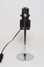 Vintage Koch & Lowy Chrome Adjustable Task / Table Lamp with Articulating Shade - Image 3