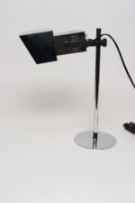 Vintage Koch & Lowy Chrome Adjustable Task / Table Lamp with Articulating Shade - Image 6