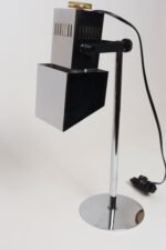 Vintage Koch & Lowy Chrome Adjustable Task / Table Lamp with Articulating Shade - Image 8