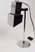 Vintage Koch & Lowy Chrome Adjustable Task / Table Lamp with Articulating Shade - Image 8