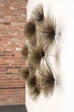 Large Brutalist "Pom Pom" Brass Wall Sculture by Curtis Jere Signed and Dated - Image 14