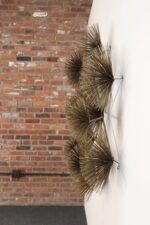 Large Brutalist "Pom Pom" Brass Wall Sculture by Curtis Jere Signed and Dated - Image 15