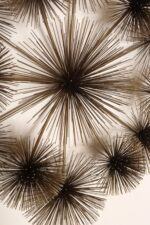Large Brutalist "Pom Pom" Brass Wall Sculture by Curtis Jere Signed and Dated - Image 30