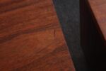 Pair of Mid-Century Modern Stained Mahogany and Brass Two-Drawer Nightstands - Image 20