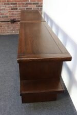 Pair of Vintage Modular Bookcases / Record Shelves in Stained Ash - Image 21