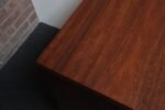 Pair of Mid-Century Modern Stained Mahogany and Brass Two-Drawer Nightstands - Image 29