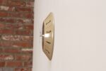 German Art Deco Beige Wall Clock with Black Numerals by Welby - Image 5