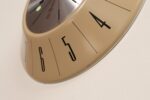 German Art Deco Beige Wall Clock with Black Numerals by Welby - Image 10