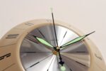 German Art Deco Beige Wall Clock with Black Numerals by Welby - Image 9