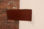 Petite Danish Modern Single-Drawer Floating Nightstand / End Table in Teakwood - Image 9