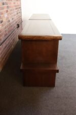 Pair of Vintage Modular Bookcases / Record Shelves in Stained Ash - Image 12